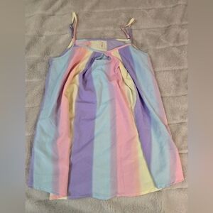 Women's Pastel Striped Tank Top